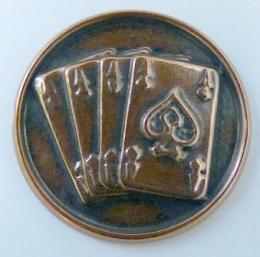 Karty MINI embl�m A41�.30-bronz