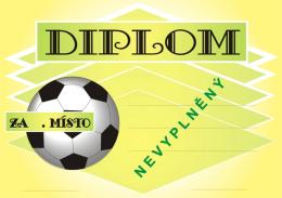 Fotbal diplom A4 �.3