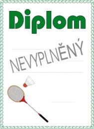 Badminton diplom A4 �.2