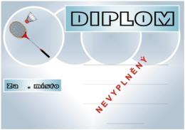 Badminton diplom A4 �.8