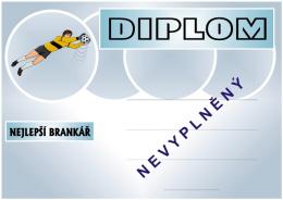 Fotbal diplom A4 �.9