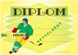 Hokej diplom A4 �.6