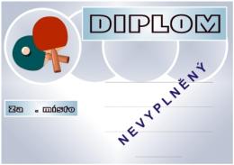 Ping pong diplom A4 �.1