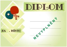 Ping pong diplom A4 �.3