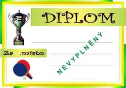 Ping pong diplom A4 �.65