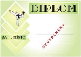 Karate diplom A4 �.1