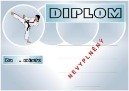 Karate diplom A4 �.3