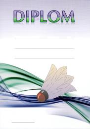 Badminton diplom A4 �.9