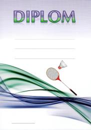 Badminton diplom A4 �.10