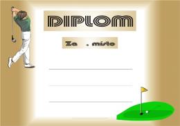 Golf diplom A4 �.4