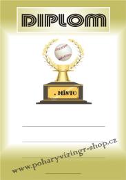 Baseball diplom A4 �.5