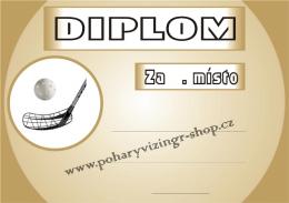 Florbal diplom A4 �.3