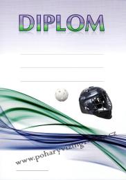 Florbal diplom A4 �.4