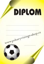 Fotbal diplom A4 �.26