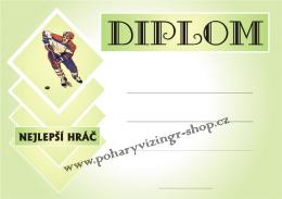 Hokej diplom A4 �.24