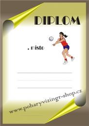 Volejbal diplom A4 �.23