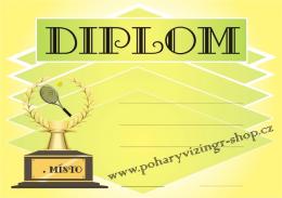 Tenis diplom A4 �.45