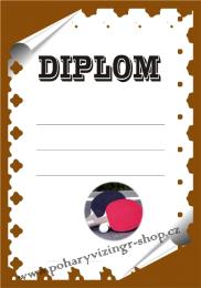 Ping pong diplom A4 �.17