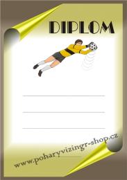 Fotbal diplom A4 �.30