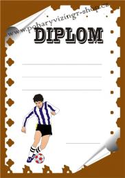 Fotbal diplom A4 �.31