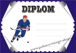 Hokej diplom A4 �.37