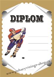 Hokej diplom A4 �.38