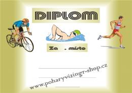 Triatlon diplom A4 �.1