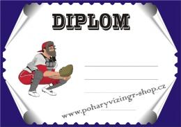 Baseball diplom A4 �.10