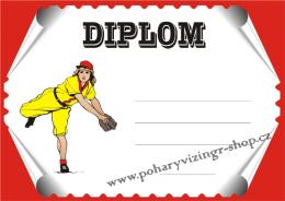 Baseball diplom A4 �.11