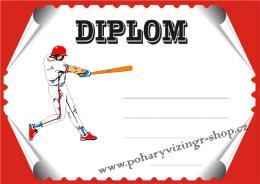 Baseball diplom A4 �.12