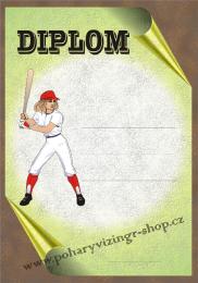 Baseball diplom A4 �.13