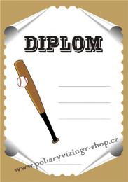Baseball diplom A4 �.14