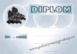 Kole�kov� brusle diplom A4 �.2