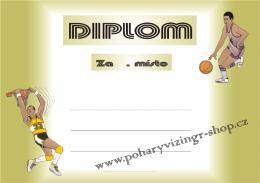 Basketbal diplom A4 �.2