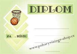 Basketbal diplom A4 �.3