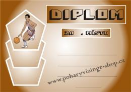 Basketbal diplom A4 �.6
