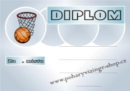 Basketbal diplom A4 �.8