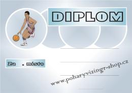 Basketbal diplom A4 �.9