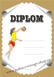 Basketbal diplom A4 �.14