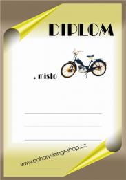 Motorky diplom A4 �.80