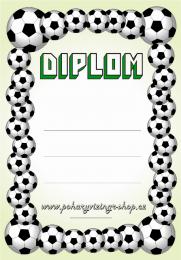 Fotbal diplom A4 �.44