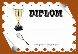 Squash diplom A4 �.5