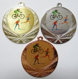 Zimn� triatlon medaile D114-L53