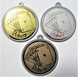 Poker medaile D75-181