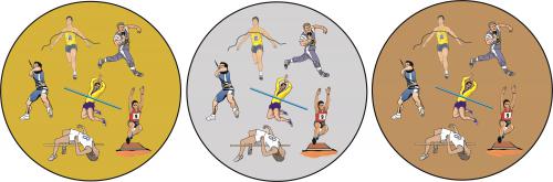 Atletika v�ceboj MINI logo L1�.297