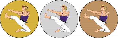 Karate MINI embl�m L1�.340