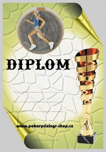 Atletika �ena diplom A4 �.35