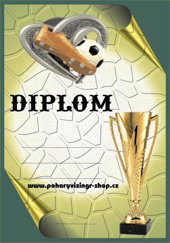 Fotbal diplom A4 �.45