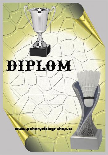 Badminton diplom A4 �.15
