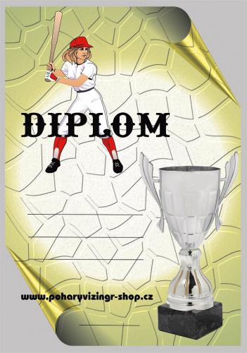 Baseball �ena diplom A4 �.19
